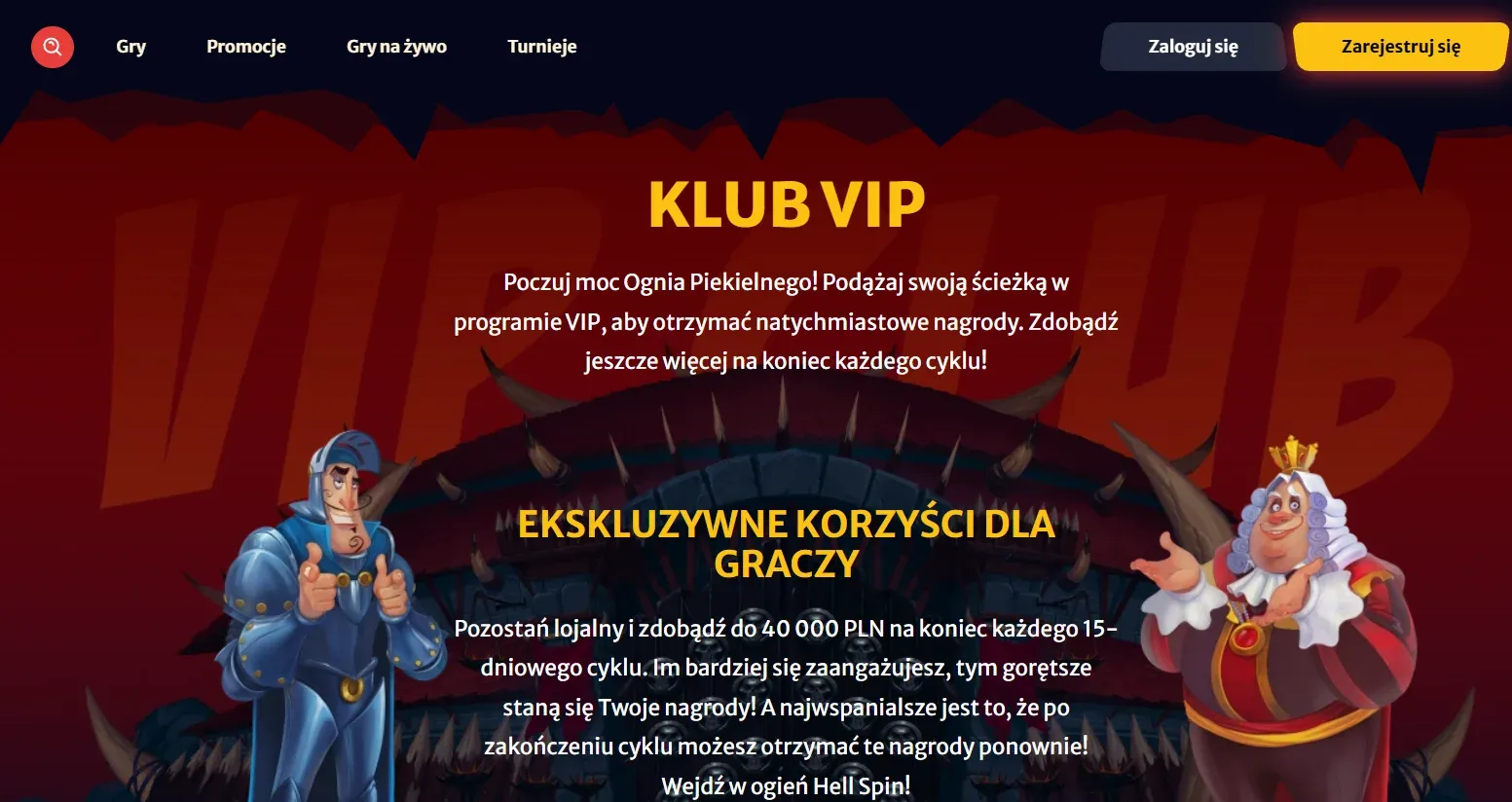 program vip hellspin kasyno