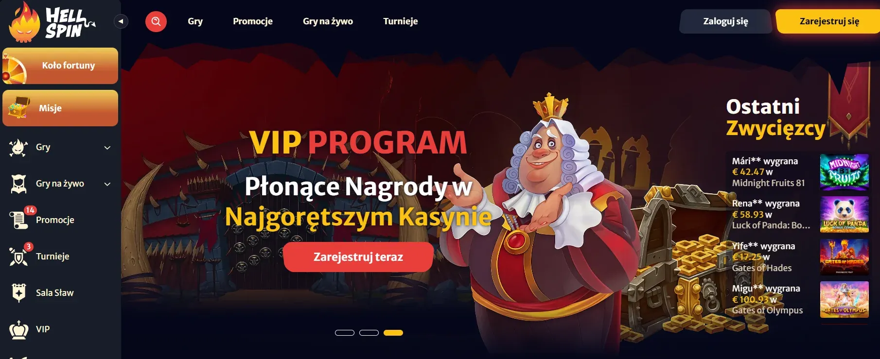 hellspin casino vip